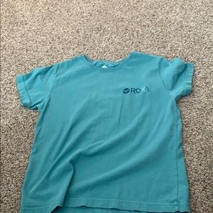 Turquoise roxy tee